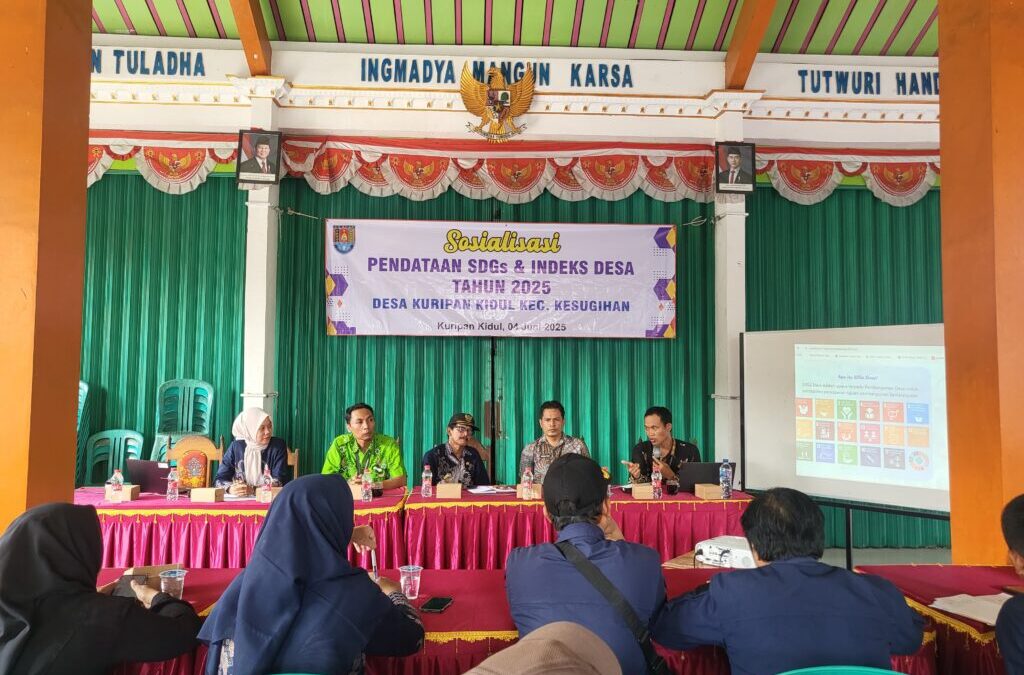 Perkuat Arah Pembangunan Berbasis Data: Pemdes Kuripan Kidul Adakan Sosialisasi SDGs 2025