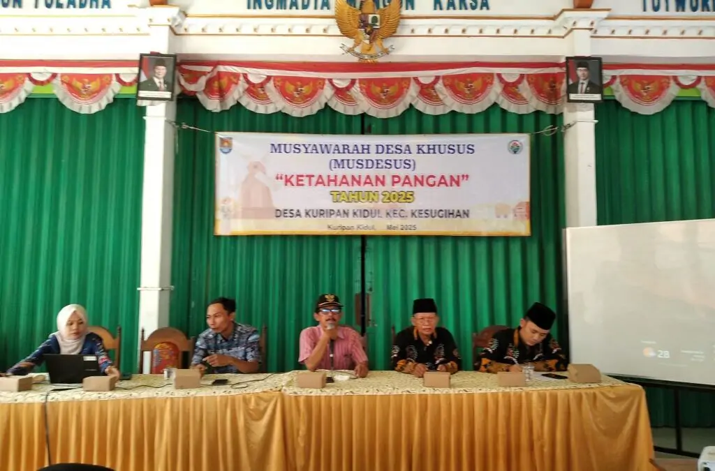 Pemerintah Desa Kuripan Kidul Gelar Musyawarah Desa Khusus Ketahanan Pangan Tahun 2025