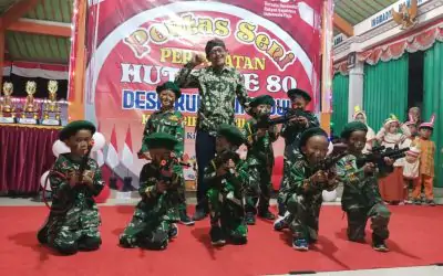 Pentas Seni Semarakkan HUT RI ke-80 di Desa Kuripan Kidul